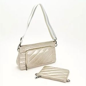 NWT Think Royln Bank Street XL Crossbody with Pouch and Built in Wallet